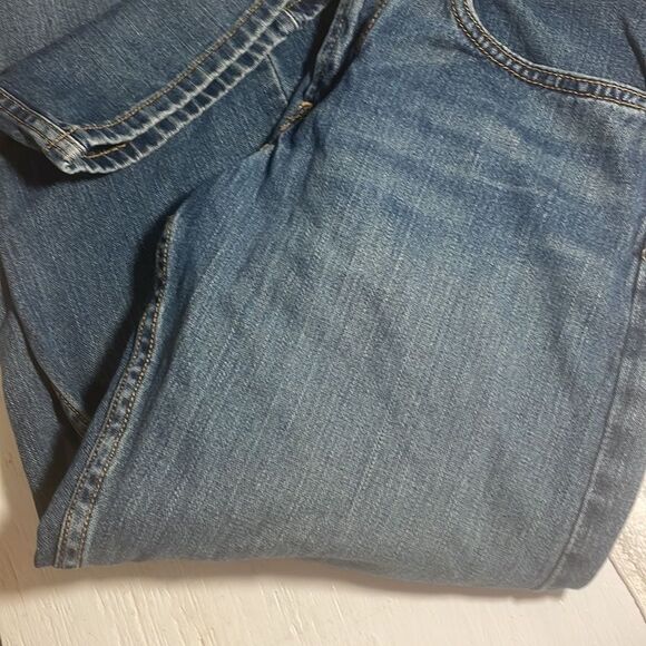 Size 10 Husky (W30 L26) 569 loose straight leg 100% cotton blue denim jeans - Picture 3 of 10